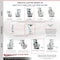 Service Caster 5 Inch Semi Steel Caster Set with Roller Bearings 2 Swivel Lock 2 Rigid SCC SCC-30CS520-SSR-BSL-2-R-2 - alternate 6